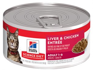 Hill's Science Diet - Feline Adult Liver & Chicken - Lata 5.5oz - 5.5oz